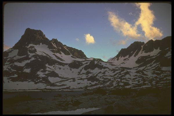 176081 Cloud And Mt. Banner, California A4 Photo Print
