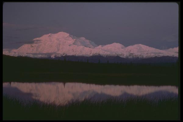 176098 Denali And Wonder Lake, Alaska A4 Photo Print
