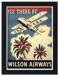 1770 wilson airways stagg 1935 2 Vintage Advert A4 Photo Print