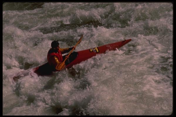 177006 Kayaker In White Water, Grand Canyon A4 Photo Print