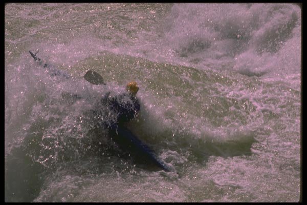 177010 Kayaker In White Water, Grnad Canyon A4 Photo Print