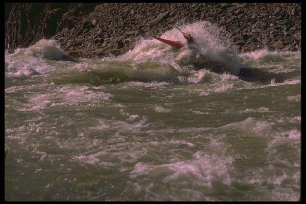 177011 Kayaker In White Water, Grand Canyon A4 Photo Print