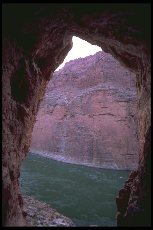 177030 Cave In The Inner Canyon A4 Photo Print