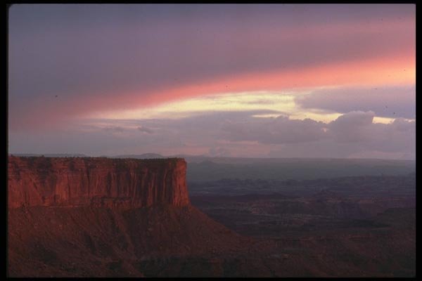 177051 Sunset, View From Island In The Sky A4 Photo Print