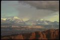 177062 Henry Mountains From Across The Colorado River A4 Photo Print
