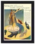 177K vitality vintage shoes advert 1937 2 Vintage Advert A4 Photo Print