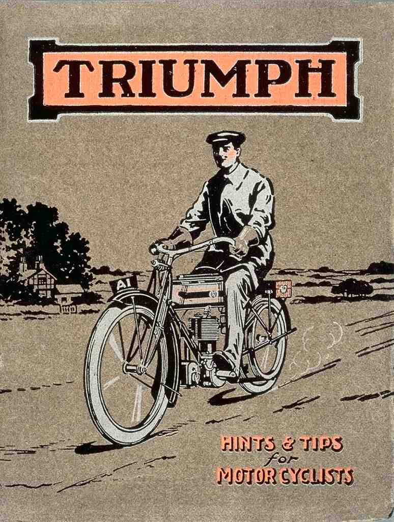 178 Triumph Hints 1915 Vintage A4 Photo Print