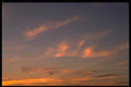 178011 Clouds With Yellow orange Sunset A4 Photo Print