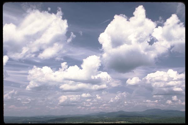 178018 Clouds Over Valley A4 Photo Print