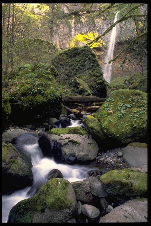 178050 Falls On Columbia River, Oregon A4 Photo Print
