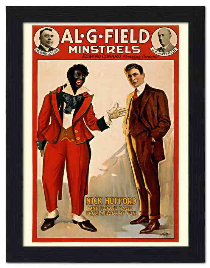 1783 al g field minstrels 2 Vintage Advert A4 Photo Print