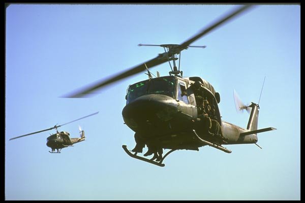 179043 Twin Huey A4 Photo Print