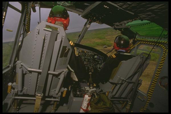 179045 Iroquois Cockpit A4 Photo Print
