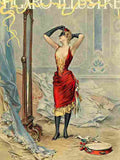 18 03 figaro illustre in the boudoir mirror 2 Advert A4 Photo Print