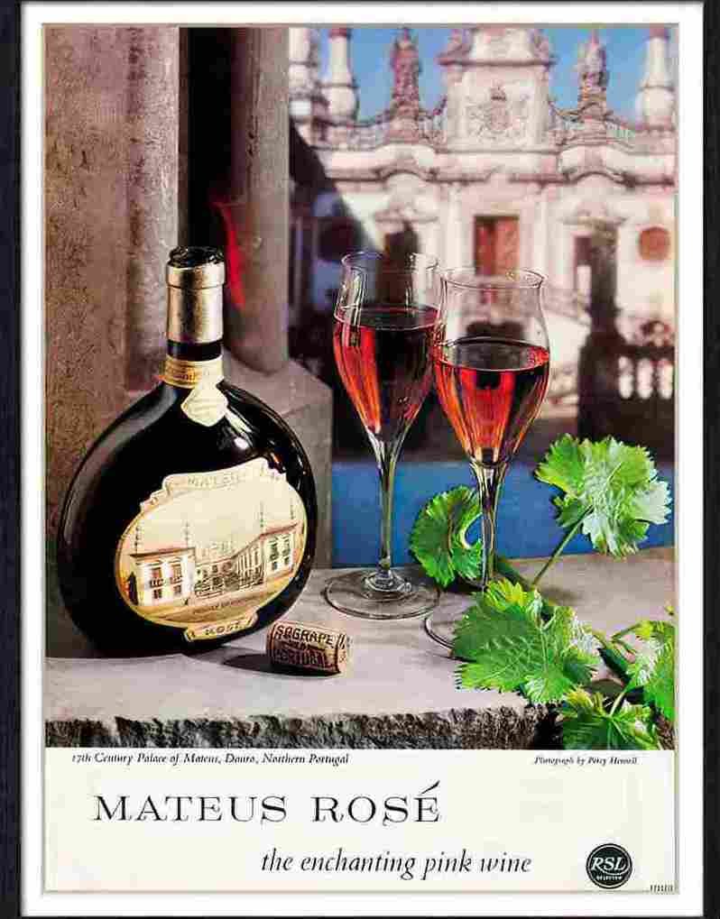 18 mateus rose wine portugal 1960s Advert A4 Photo Print