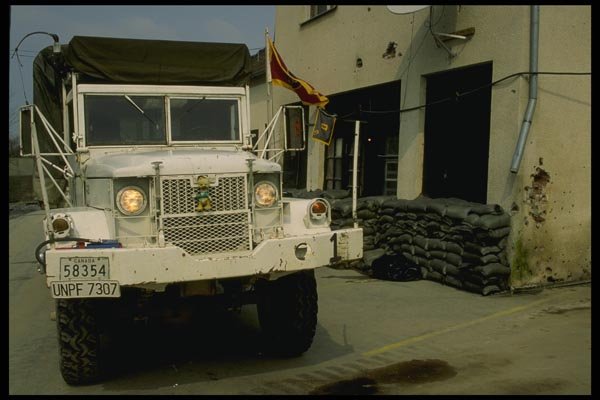 180003 UN Utility Truck, Croatia A4 Photo Print