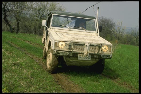 180010 Iltis Jeep, Croatia A4 Photo Print