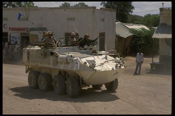 180032 Bison Patrol Vehicle, Somalia A4 Photo Print
