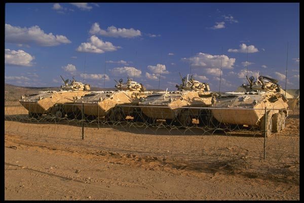 180034 Cougar Patrol Vehicles, Somalia A4 Photo Print