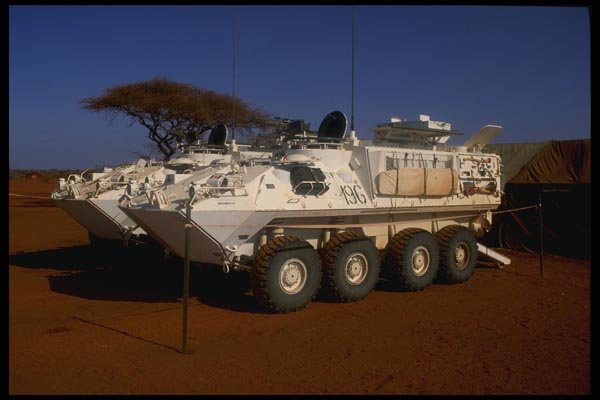 180044 Bison Patrol Vehicle, Somalia A4 Photo Print