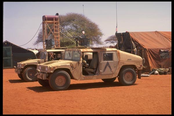 180046 Humvee, Somalia A4 Photo Print