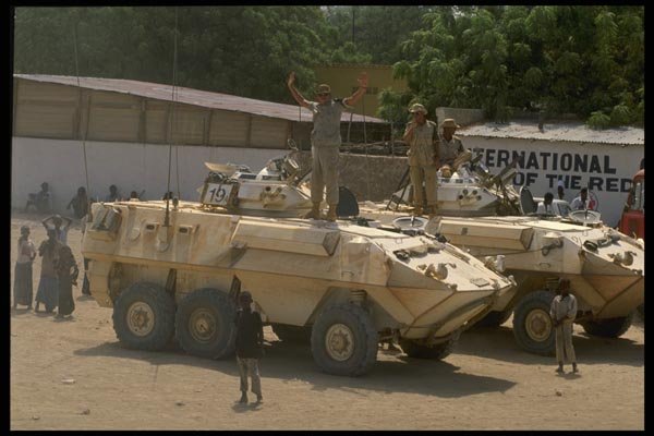 180049 Cougar Patrol Vehicle, Somalia A4 Photo Print