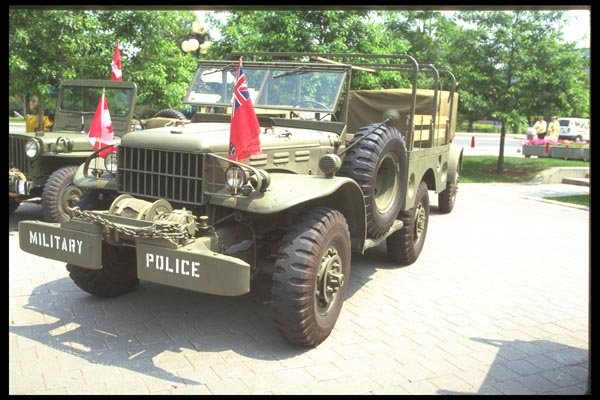 180057 WWII Vintage Utility Vehicle A4 Photo Print