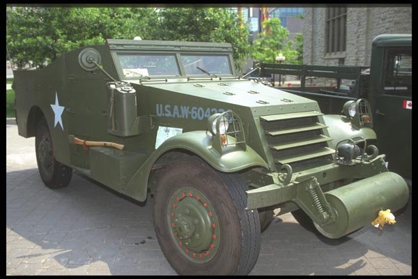 180064 WWII Vintage Staff Car A4 Photo Print