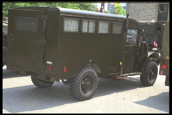 180065 WWII Vintage Field Ambulance A4 Photo Print