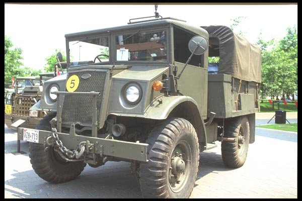 180067 WWII Vintage Utility Vehicle A4 Photo Print