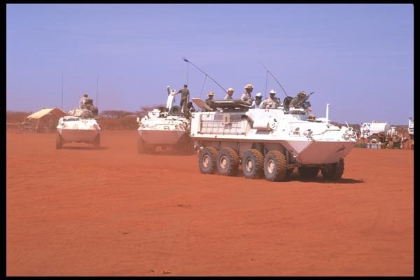 180071 Bison Patrol Vehicle, Somalia A4 Photo Print