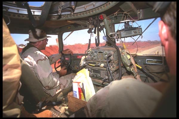 180076 Humvee Interior, Somalia A4 Photo Print
