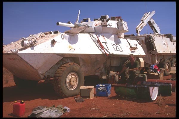 180093 UN Cougar Patrol Vehicle, Somalia A4 Photo Print