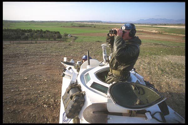 180096 UN Grizzly Patrol Vehicle Turret, Cyprus A4 Photo Print