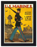 1805 us marines 2 Vintage Advert A4 Photo Print