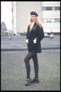 181017 Sage Black Blazer Rooftop A4 Photo Print