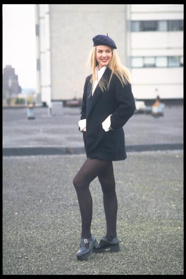181017 Sage Black Blazer Rooftop A4 Photo Print