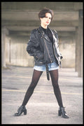 181068 Shelly Leather Jacket 2 A4 Photo Print