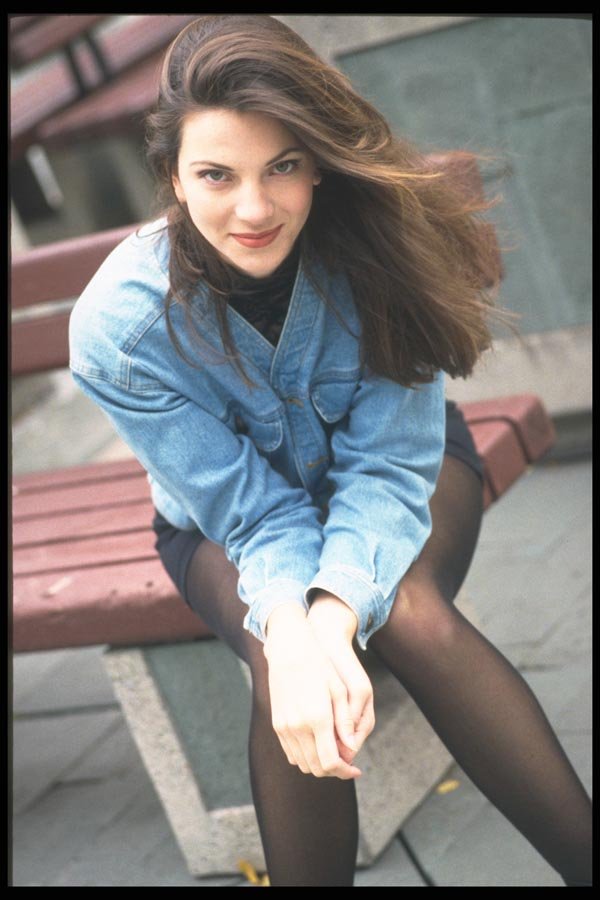 181070 Heather Denim, Sitting A4 Photo Print
