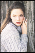 181090 Katy Leaning On Tree, Close up A4 Photo Print