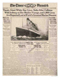 181E titanic times dispatch april16th 1912 2 Vintage Advert A4 Photo Print