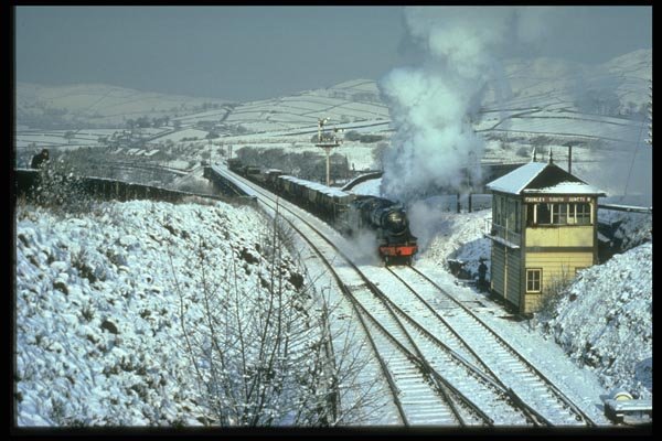 182006 No. 48442 In A Wintry Setting At Chinley South Junction A4 Photo Print