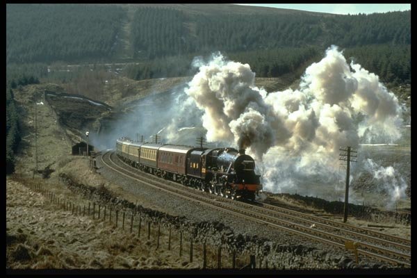 182027 No. 5305 Leaves Blea Moor Tunnel On The Settle & Carlisle A4 Photo Print