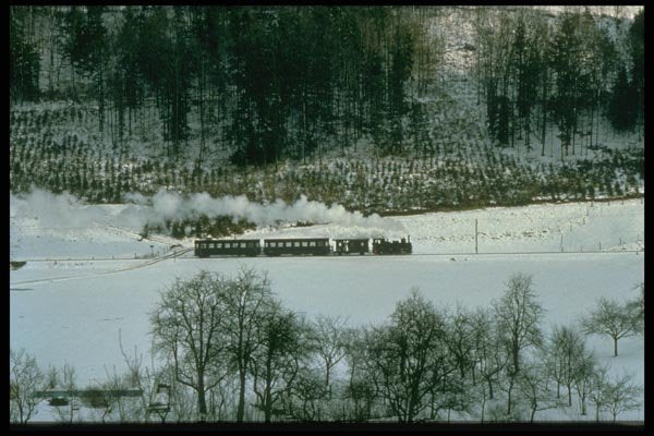 182038 A Wintry Scene On The Steyrtahlbahn, Austria A4 Photo Print
