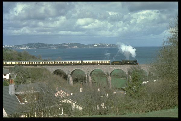 182039 No. 7827 Lydham Manor Skirts The Coast In Torbay A4 Photo Print