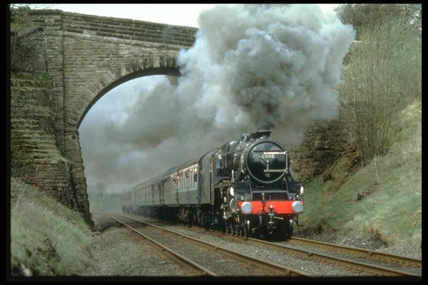 182041 LMS Class 5 Blasts Along The Settle & Carlisle Route A4 Photo Print