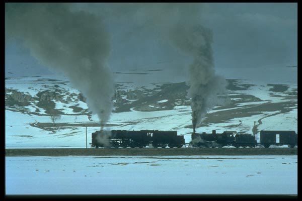 182057 Turkish Steam Powers A Freight From Sivas To Samsun A4 Photo Print