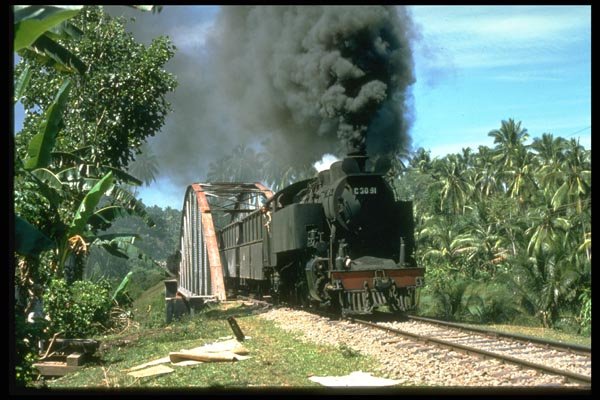 182068 Coal Empties For Padang Panjang Are Hauled By 2 6 2T No. C3091 A4 Photo Print