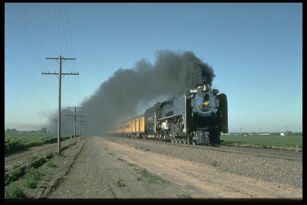 182078 Union Pacific No. 8444 Powers A Train From Denver To Stirling A4 Photo Print
