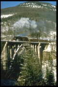 182081 A Steyrtahlbahn Freight Works Towards Klaus A4 Photo Print